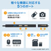 USB-3HC316W USB3.1+USB2.0コンボハブ(カードリーダー付き・ホワイト) USB-3HC316W / USB3.1+USB2.0コンボハブ(カードリーダー付き・ホワイト)
