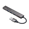 USB-3HC317S USB 3.2 Gen1 3ポートスリムハブ(microSDカードリーダー付き) USB-3HC317S / USB 3.2 Gen1 3ポートスリムハブ(microSDカードリーダー付き)