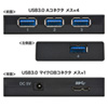 USB-3HCA410BK 最大2.1A出力ポート搭載USB3.0 4ポートハブ(ブラック) USB-3HCA410BK / 最大2.1A出力ポート搭載USB3.0 4ポートハブ(ブラック)