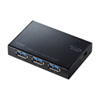 USB-3HCA410BK 最大2.1A出力ポート搭載USB3.0 4ポートハブ(ブラック) USB-3HCA410BK / 最大2.1A出力ポート搭載USB3.0 4ポートハブ(ブラック)