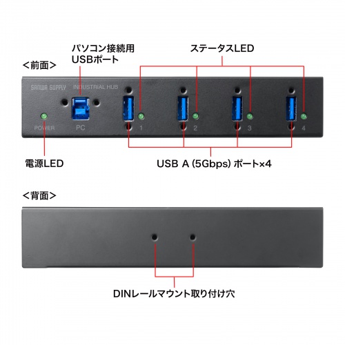USB-3HFA04Tの画像
