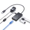 USB-3HLS8BK USBハブ付き 2.5ギガビットLANアダプタ USB-3HLS8BK / USBハブ付き 2.5ギガビットLANアダプタ