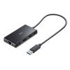USB-3HLS8BK USBハブ付き 2.5ギガビットLANアダプタ USB-3HLS8BK / USBハブ付き 2.5ギガビットLANアダプタ