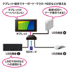 USB-3HMS3S / PC・タブレット両用USB3.0ハブ（シルバー）