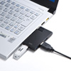 USB-3HSC1BK USB3.0 4ポートハブ(ブラック) USB-3HSC1BK / USB3.0 4ポートハブ(ブラック)