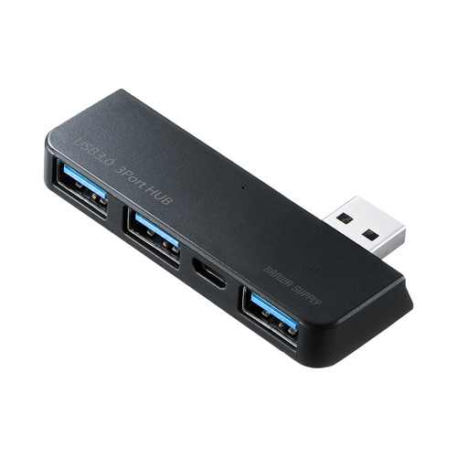 USB-3HSS1BKK / SurfacePro用USB3.0　USBハブ（ブラック）