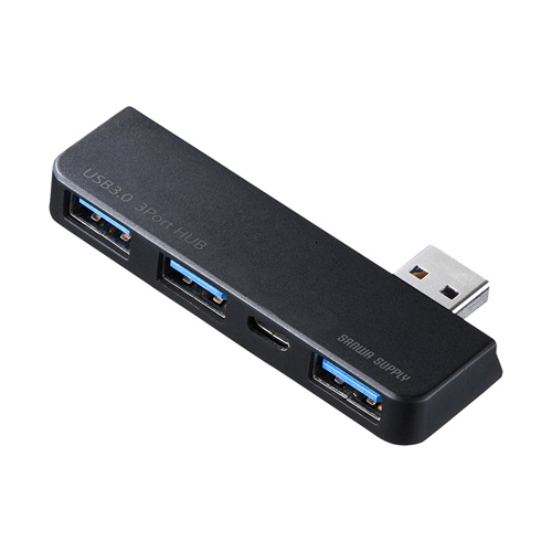 USB-3HSS1BK / Surface用USB3.0　USBハブ（ブラック）