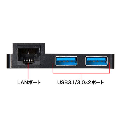 USB-3HSS2BK2 / Surface Pro用 USB3.2 Gen1ハブ