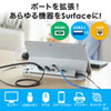 USB-3HSS3S / Surface用LANポート付きハブ