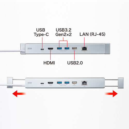 USB-3HSS6S / Surface用ドッキングステーション