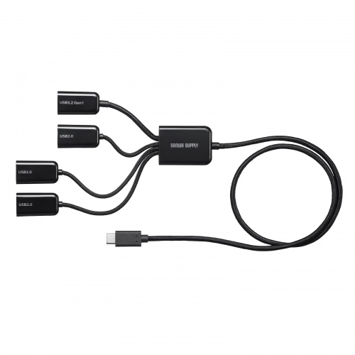 USB-3TC436BK / USB3.2 Gen1+USB2.0 Type-Cコンボハブ（4ポート）
