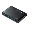 USB-3TCH10BK / 有線LANアダプタ付きUSB　Type-Cハブ