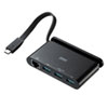USB-3TCH10BK 有線LANアダプタ付きUSB Type-Cハブ USB-3TCH10BK / 有線LANアダプタ付きUSB Type-Cハブ