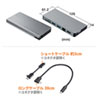 USB-3TCH13S2 / USB Type-C ドッキングハブ（VGA・HDMI・LANポート・カードリーダー搭載）