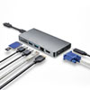 USB-3TCH13S USB Type-C ドッキングハブ(VGA・HDMI・LANポート・SDカードリーダー付き) USB-3TCH13S / USB Type-C ドッキングハブ(VGA・HDMI・LANポート・SDカードリーダー付き)