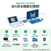 USB-3TCH13S USB Type-C ドッキングハブ(VGA・HDMI・LANポート・SDカードリーダー付き) USB-3TCH13S / USB Type-C ドッキングハブ(VGA・HDMI・LANポート・SDカードリーダー付き)