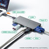 USB-3TCH13S USB Type-C ドッキングハブ(VGA・HDMI・LANポート・SDカードリーダー付き) USB-3TCH13S / USB Type-C ドッキングハブ(VGA・HDMI・LANポート・SDカードリーダー付き)