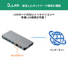 USB-3TCH13S USB Type-C ドッキングハブ(VGA・HDMI・LANポート・SDカードリーダー付き) USB-3TCH13S / USB Type-C ドッキングハブ(VGA・HDMI・LANポート・SDカードリーダー付き)