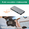 USB-3TCH13S USB Type-C ドッキングハブ(VGA・HDMI・LANポート・SDカードリーダー付き) USB-3TCH13S / USB Type-C ドッキングハブ(VGA・HDMI・LANポート・SDカードリーダー付き)