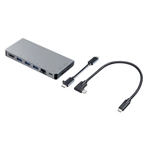 USB-3TCH14S2 / USB Type-C ドッキングハブ(HDMI・LANポート・カードリーダー搭載)