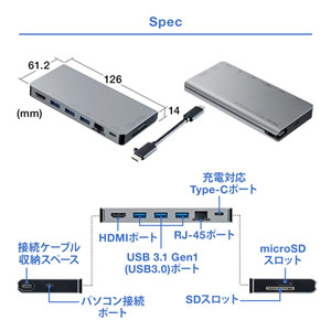 USB-3TCH14S