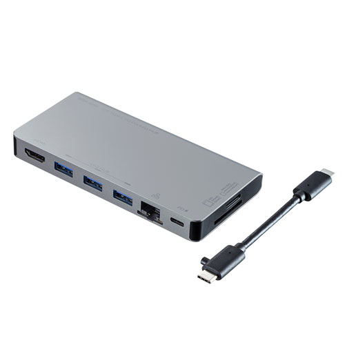 USB-3TCH14S【USB Type-C ドッキングハブ（HDMI・LANポート・SDカード