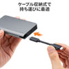 USB-3TCH15S USB Type-C ドッキングハブ(HDMI・LANポート付き) USB-3TCH15S / USB Type-C ドッキングハブ(HDMI・LANポート付き)
