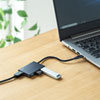 USB-3TCH18BK USB3.1 Gen2対応 Type-Cハブ USB-3TCH18BK / USB3.1 Gen2対応 Type-Cハブ