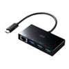 USB-3TCH19ABK USB Type-Cハブ付き ギガビットLANアダプタ USB-3TCH19ABK / USB Type-Cハブ付き ギガビットLANアダプタ