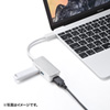 USB-3TCH2S USB Type-Cハブ(USB3.0・3ポート・シルバー) USB-3TCH2S / USB Type-Cハブ(USB3.0・3ポート・シルバー)