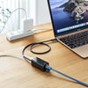 USB-3TCH32BK USB Type-C ギガビットLANアダプタ(USBハブ付) USB-3TCH32BK / USB Type-C ギガビットLANアダプタ(USBハブ付)
