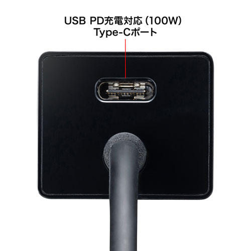 USB-3TCH34BK / USB Type-C HDMI変換アダプタ（USBハブ付）