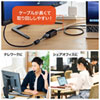 USB-3TCH34BK USB Type-C HDMI変換アダプタ(USBハブ付) USB-3TCH34BK / USB Type-C HDMI変換アダプタ(USBハブ付)