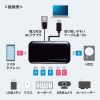 USB-3TCH38BK USB3.2Gen2対応 Type-C 7ポートハブ USB-3TCH38BK / USB3.2Gen2対応 Type-C 7ポートハブ