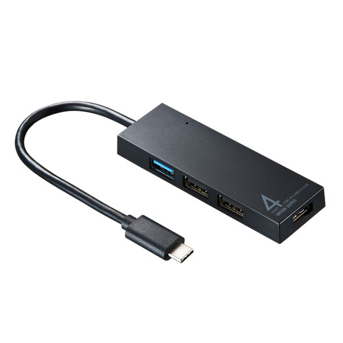 USB-3TCH7BK / USB Type-C　コンボハブ（4ポート）