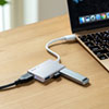 USB-3TCH9S USB Type-Cスリムハブ(4ポート・シルバー) USB-3TCH9S / USB Type-Cスリムハブ(4ポート・シルバー)