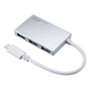 USB-3TCH9S / USB Type-Cスリムハブ（4ポート・シルバー）