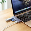USB-3TCHC18GY USB Type-Cハブ(カードリーダー付き) USB-3TCHC18GY / USB Type-Cハブ(カードリーダー付き)