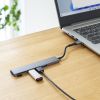 USB-3TCHC20MS USB 5Gbps 3ポート スリム ハブ(カードリーダー付き・Type-C接続) USB-3TCHC20MS / USB 5Gbps 3ポート スリム ハブ(カードリーダー付き・Type-C接続)