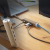 USB-3TCHLP10K / USB Type-Cモバイルドッキングステーション（HDMI＋LAN付）カーキ