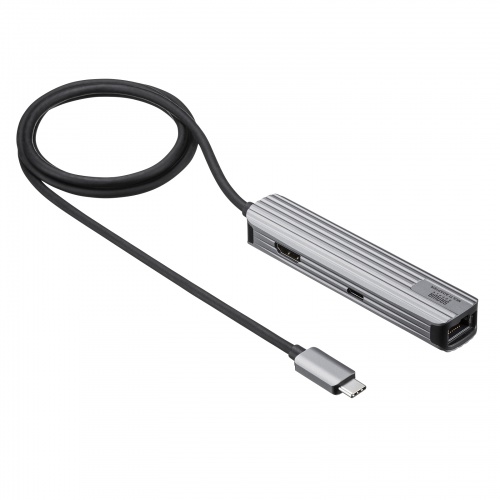 USB-3TCHLP7S-1 / USB Type-Cマルチ変換アダプタ（HDMI＋LAN付・ケーブル1m）