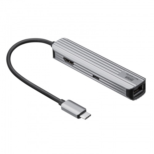 USB-3TCHLP7S / USB Type-Cマルチ変換アダプタ（HDMI＋LAN付・ケーブル15cm）