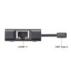 USB-3TCLS8BK USB Type-Cハブ付き 2.5ギガビットLANアダプタ(USB Type-C接続) USB-3TCLS8BK / USB Type-Cハブ付き 2.5ギガビットLANアダプタ(USB Type-C接続)