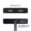 USB-3TCP12BK / USB Type-C　ハブ（C×2）
