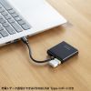 USB-3TCP9BK USB Type-C ハブ(A×2/C×1) USB-3TCP9BK / USB Type-C ハブ(A×2/C×1)