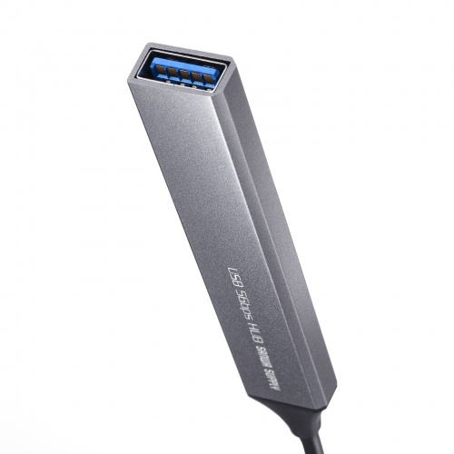 USB-5H24GM / USB 5Gbps 4ポート コンボ超スリムハブ