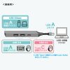 USB-5H25GM / USB 5Gbps 4ポート コンボ超スリムハブ