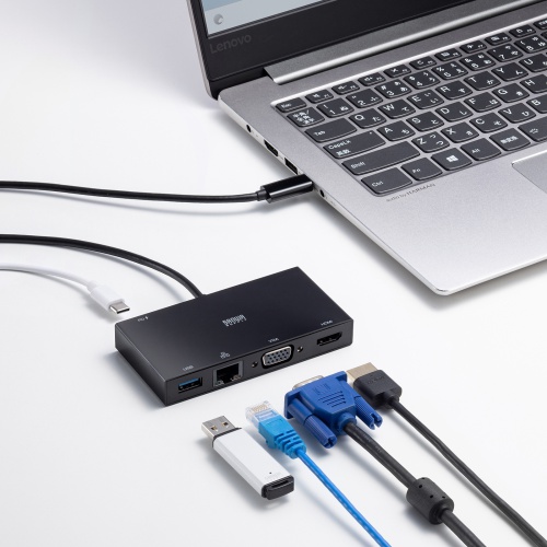 USB-5TCH30BK / USB Type-Cモバイルドッキングステーション