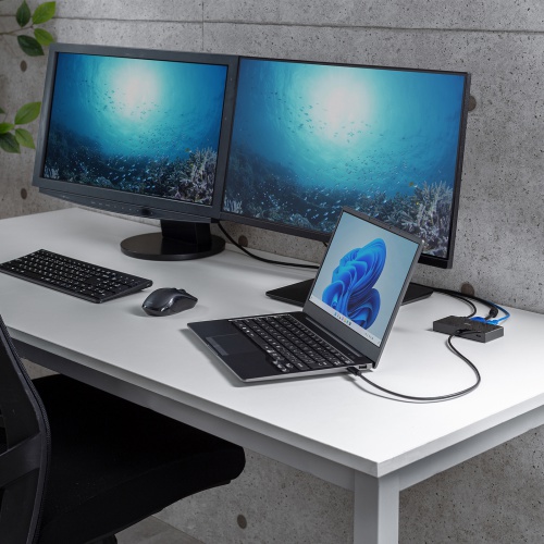 USB-5TCH30BK / USB Type-Cモバイルドッキングステーション