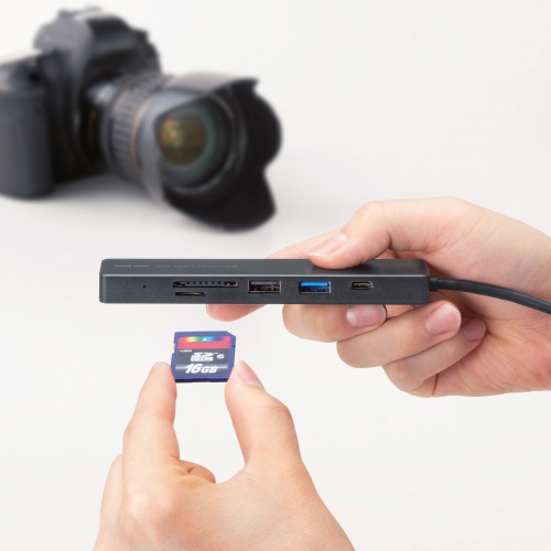 USB-5TCHC26BK / HDMIポート付 USB Type-Cドッキングハブ